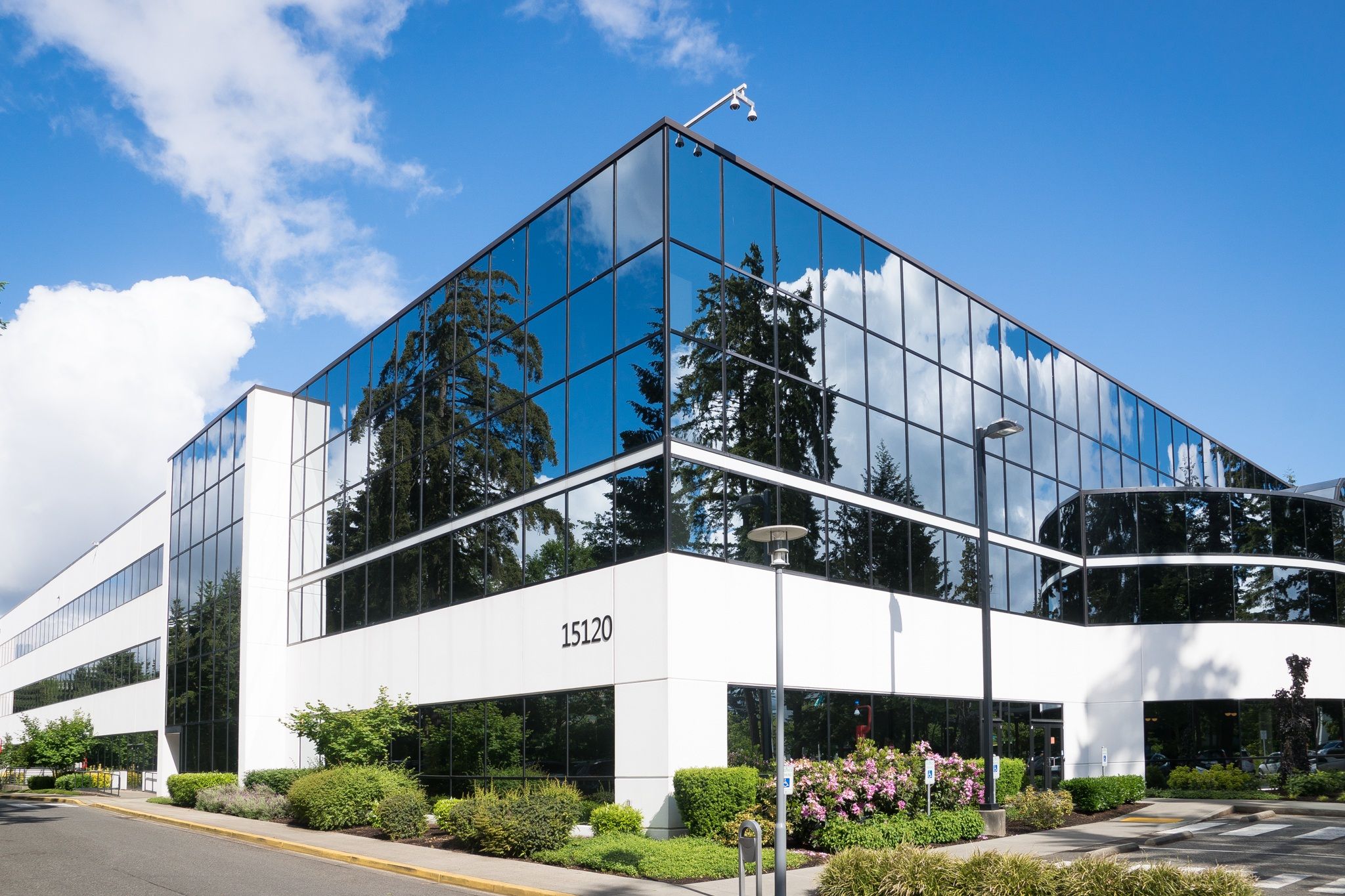 Illustrative commercial building image.